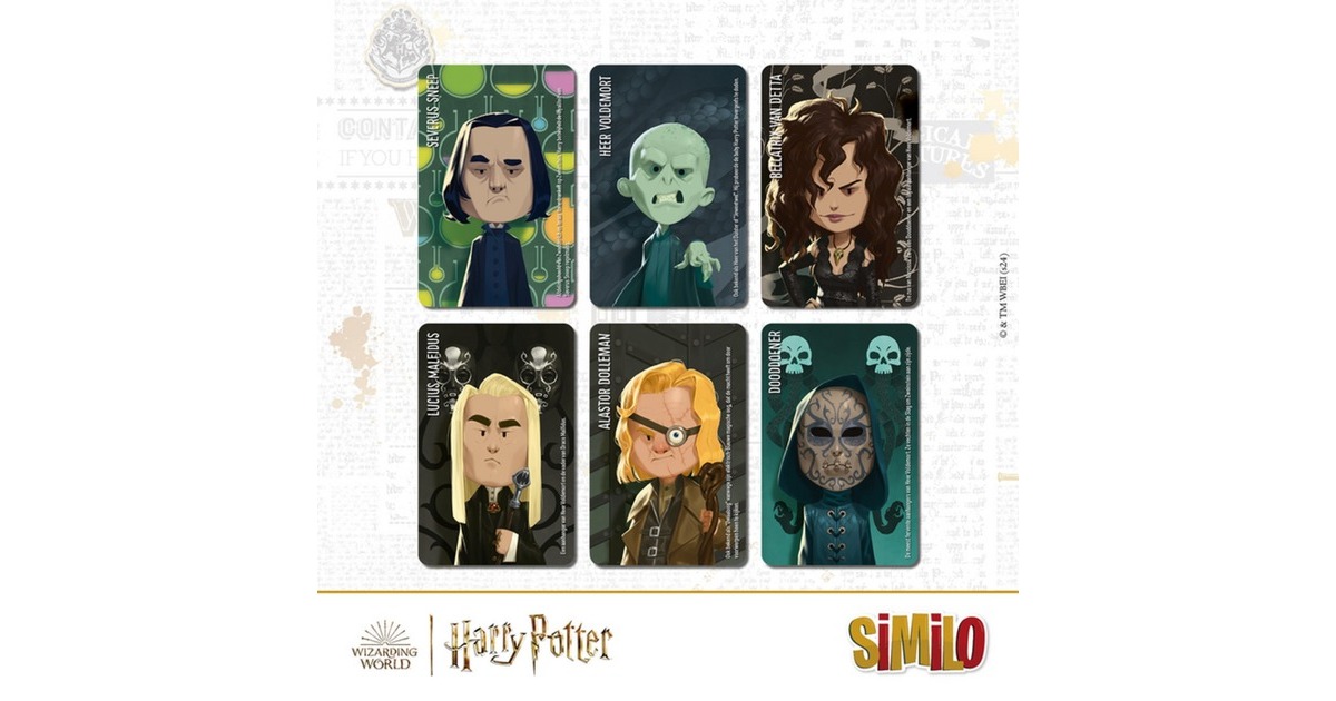 999 GamesSimilo: Harry Potter Kaartspel  (Nederlands, 2 - 8 spelers, 10 minuten, Vanaf 7 jaar)