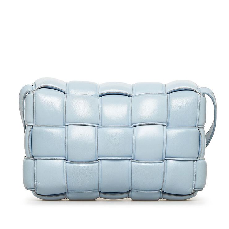 Bottega Veneta Vintage Bottega Veneta Padded Cassette Bag Blue