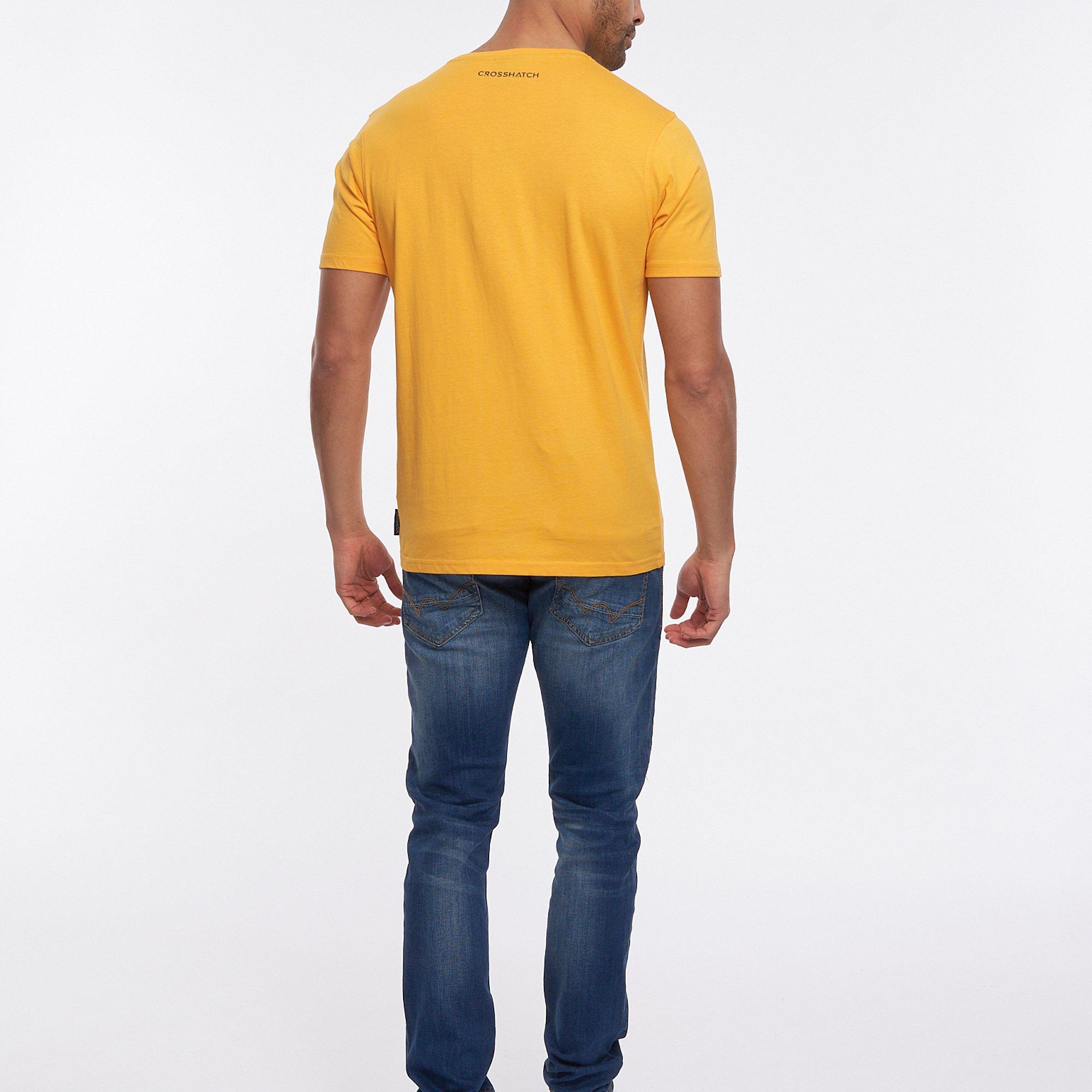 Crosshatch CH Logo Short Sleeve T Shirt Mens