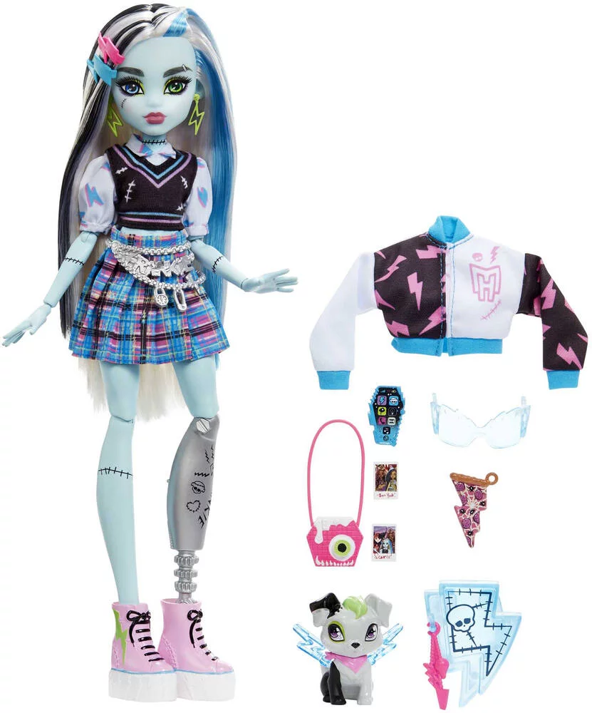 MONSTER HIGH -  POUPEE FRANKIE STEIN AVEC ANIMAL
