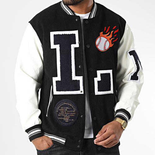 Veste Teddy Noir