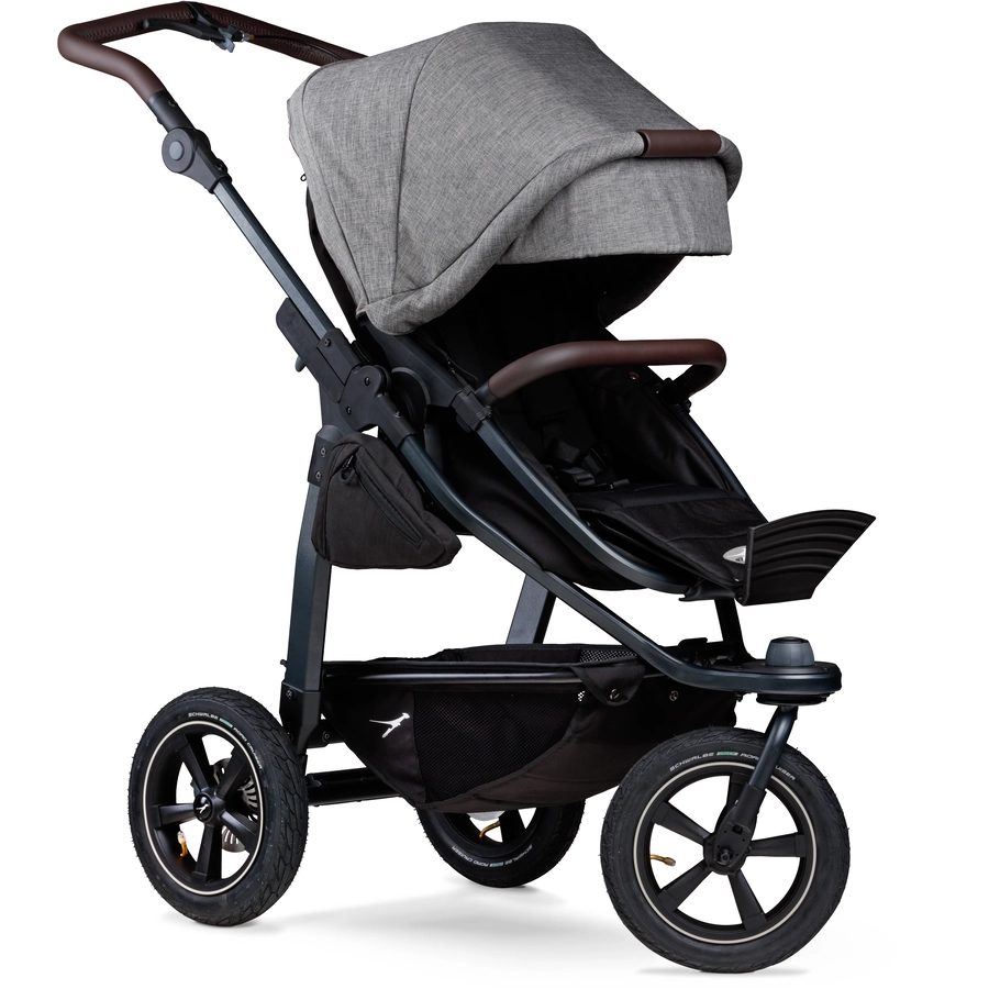 tfk Kombikinderwagen Mono 2 mit Luftrad premium grau