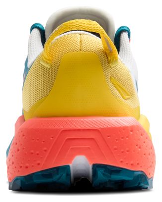 Chaussures Trail Brooks Caldera 8 Blanc/Jaune/Corail Femme