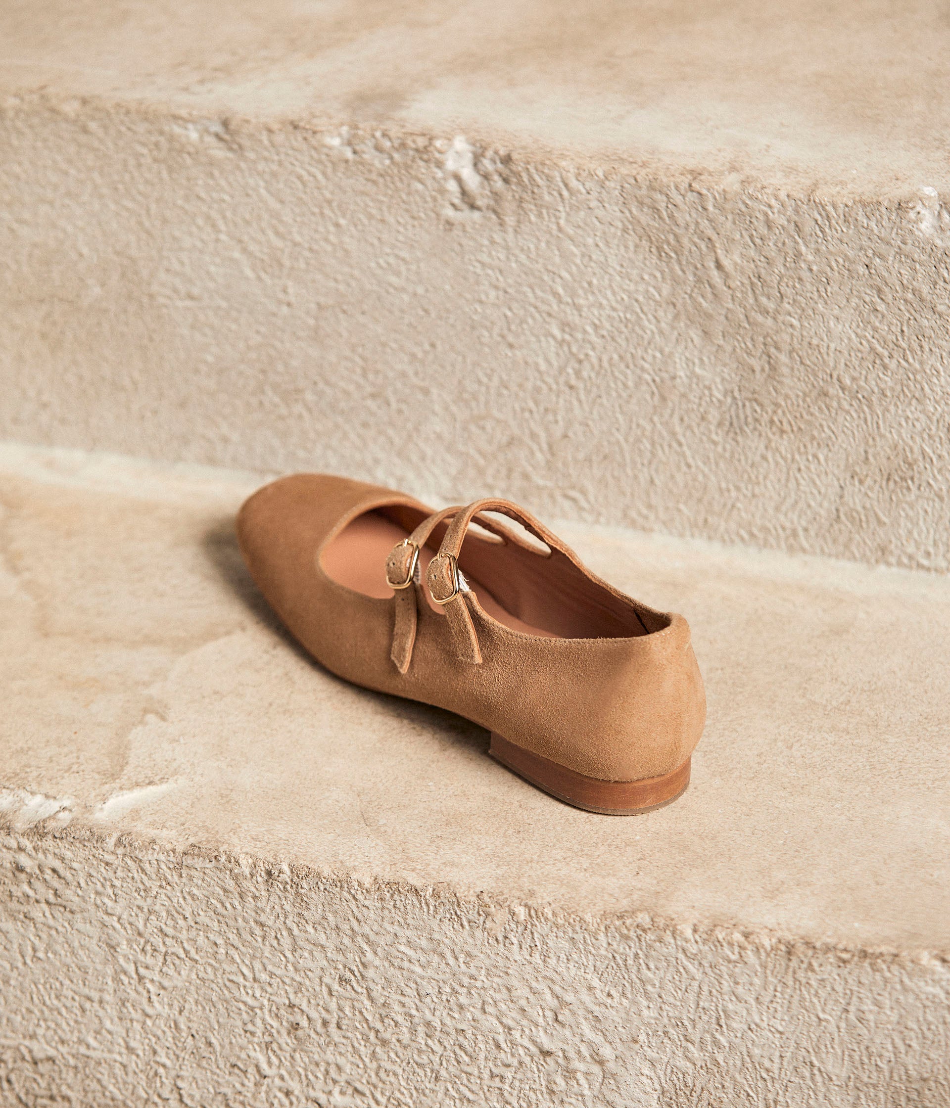Babies velours camel Aurella