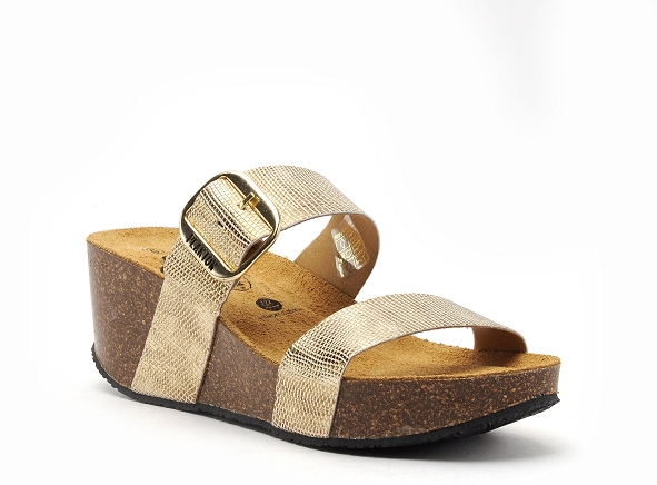 Plakton mules et sabots talons femme so rock 873004 or