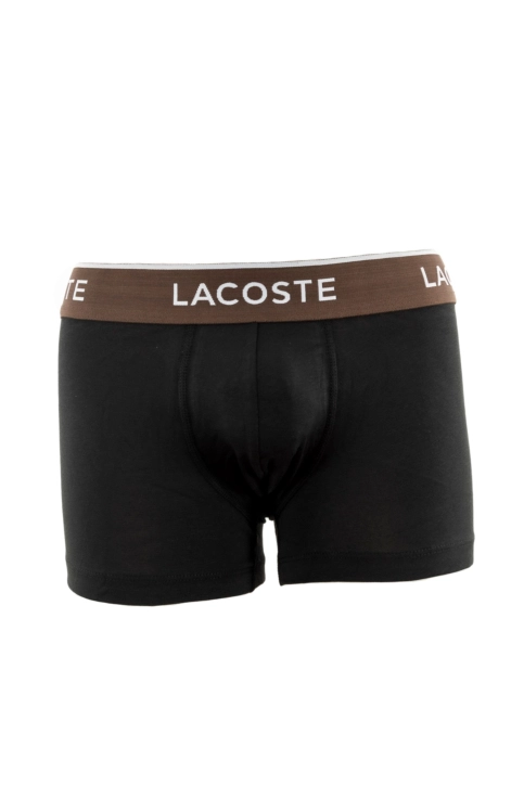 Calecons et slips lacoste 5h3401 i3w noir/biscuit-baguette-gru