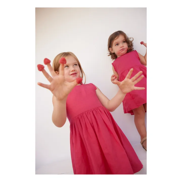 Petit Bateau Robe Marilyse Lin | Rose