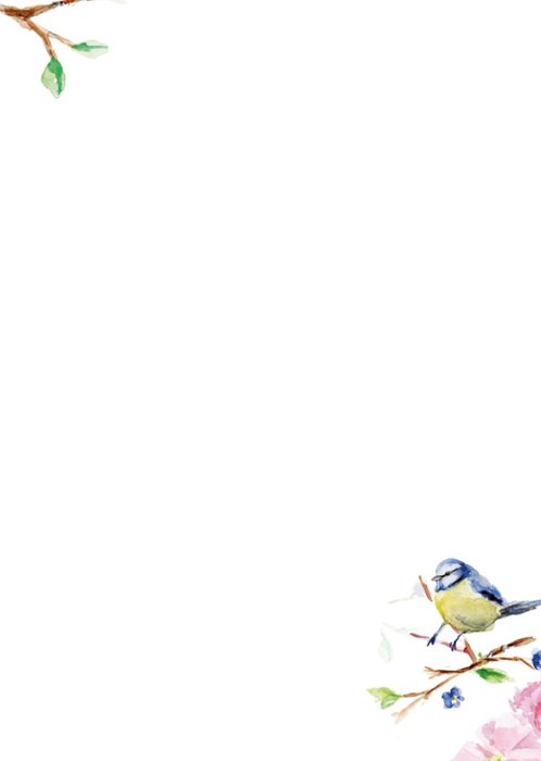 Michelle Dujardin | Verjaardagskaart | Pimpelmees | Met foto