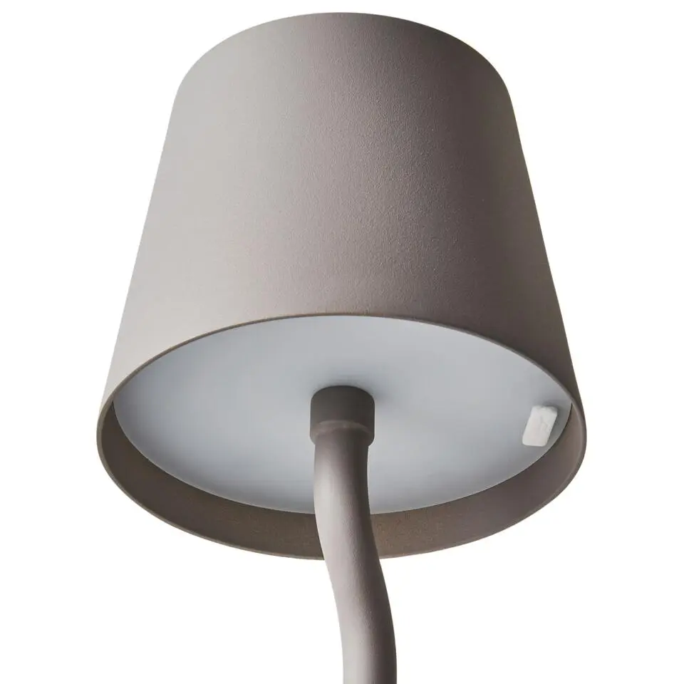 VOUGA - Tafellamp - Beige - Aluminium/IJzer