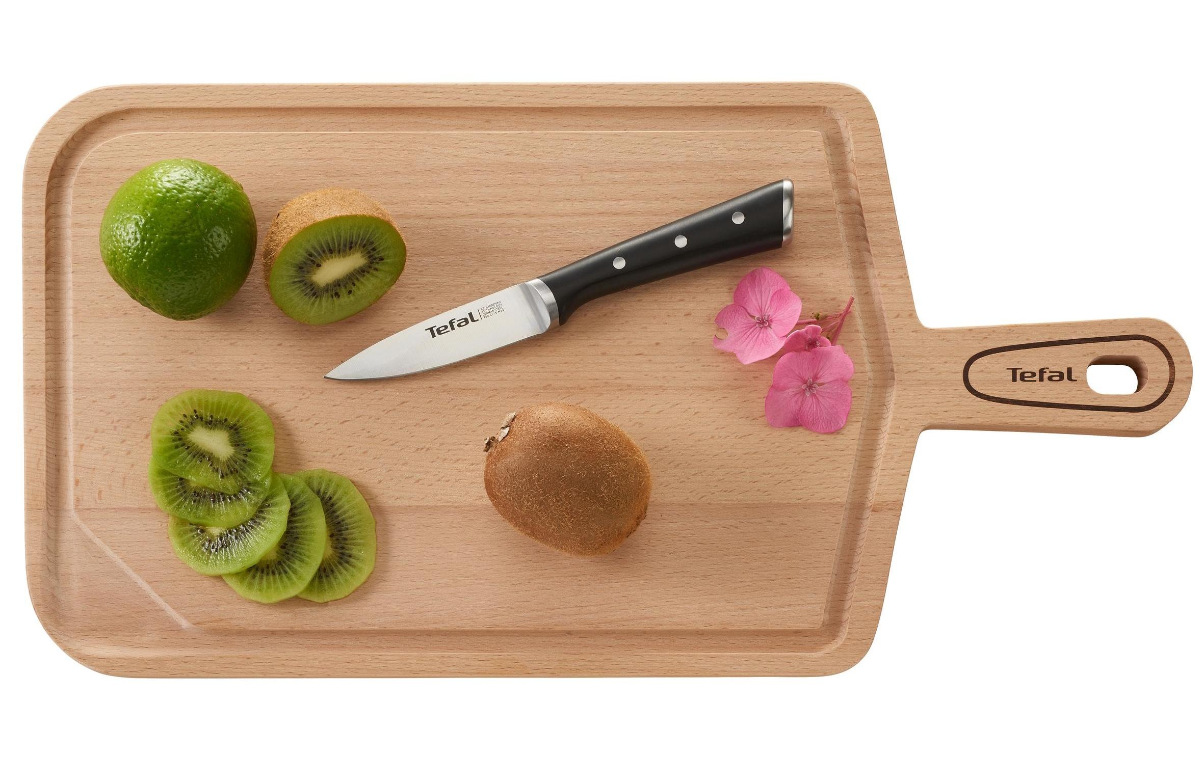 Tefal Messerblock »Ingenio Ice Force Schwarz« Herkunftsland China, Holzart Gummibaum