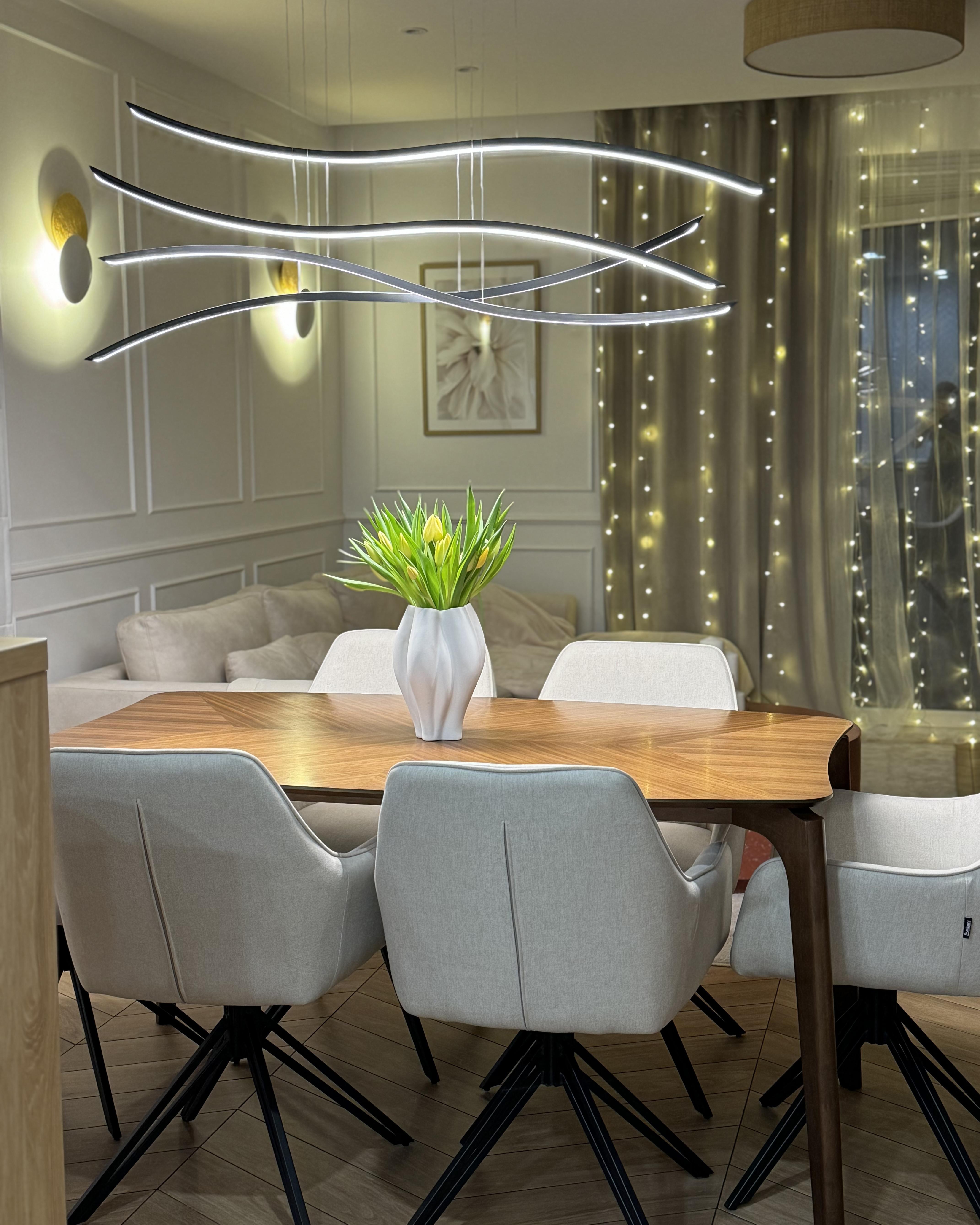 Set van 2 eetkamerstoelen draaibaar JODAR Lichtbeige