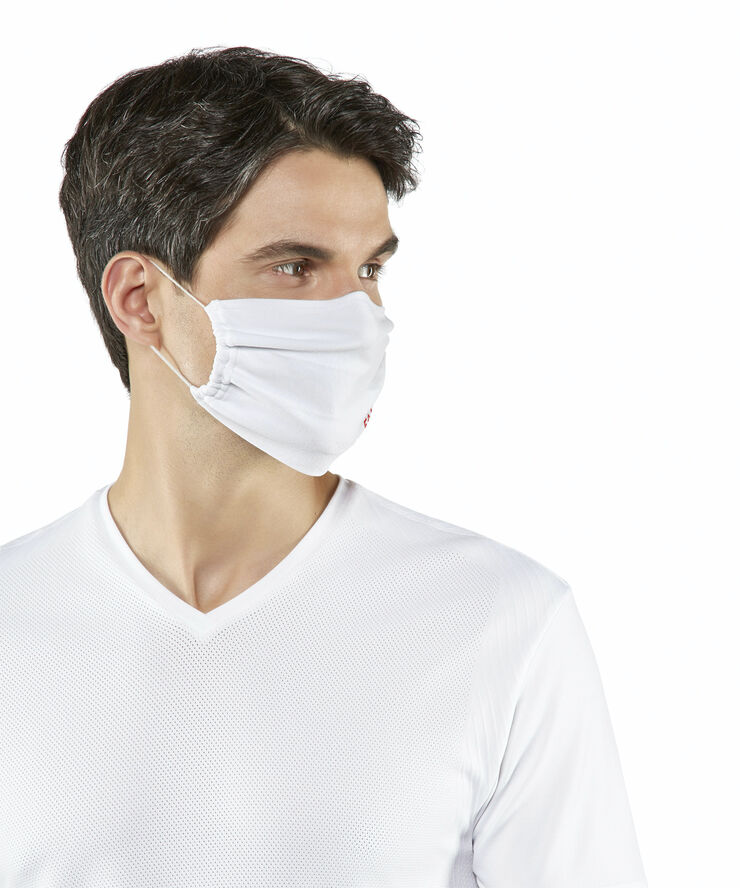 Falke MN-Maske-Kordel Hvid