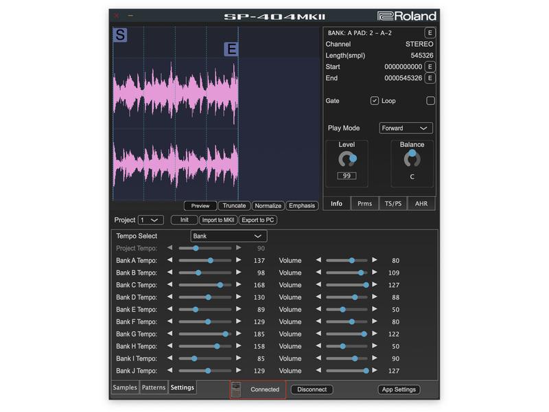 Roland Sample-Player SP-404MKII Sampler und Effektunit für Kreative