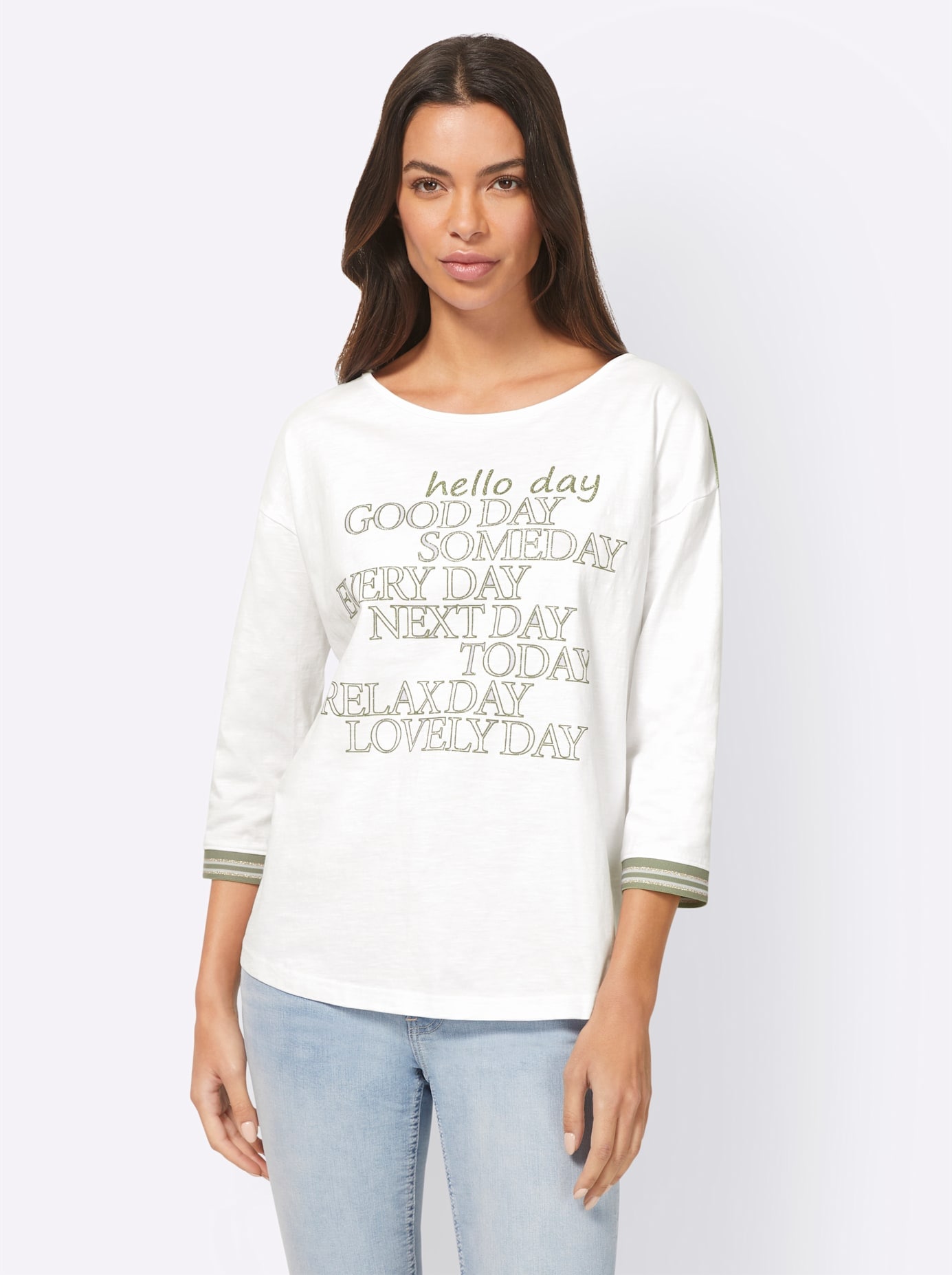 heine Rundhalsshirt »T-Shirt«, 1 Stk.