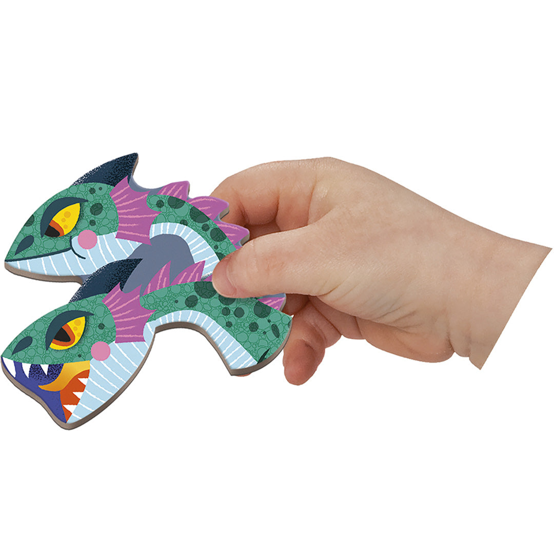 Janod magneetboek dragons - 53st