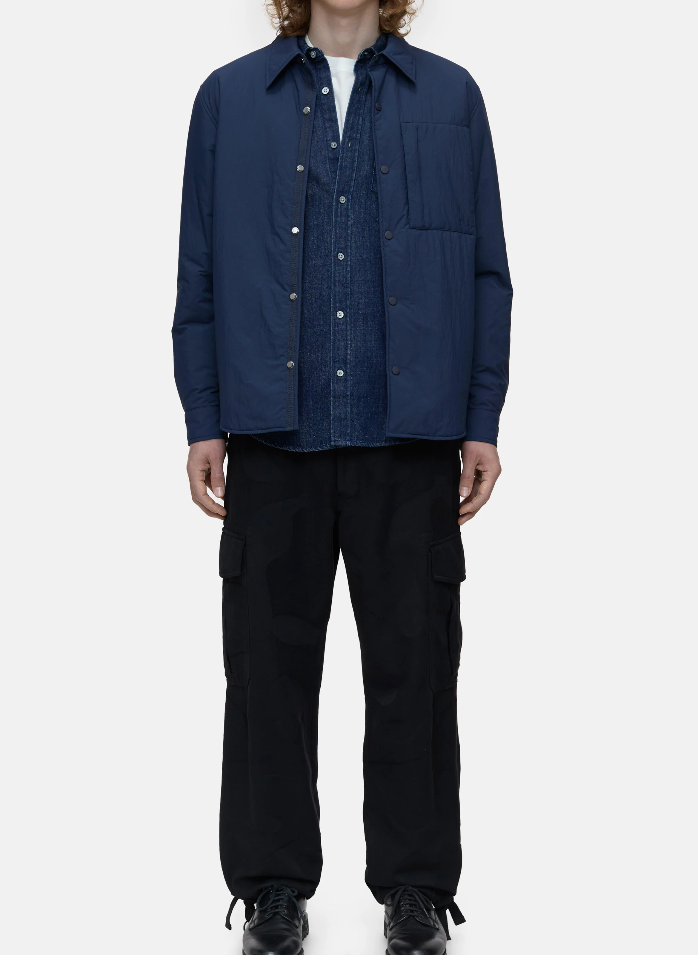 NEWPORT - Pantalon large en coton | Noir