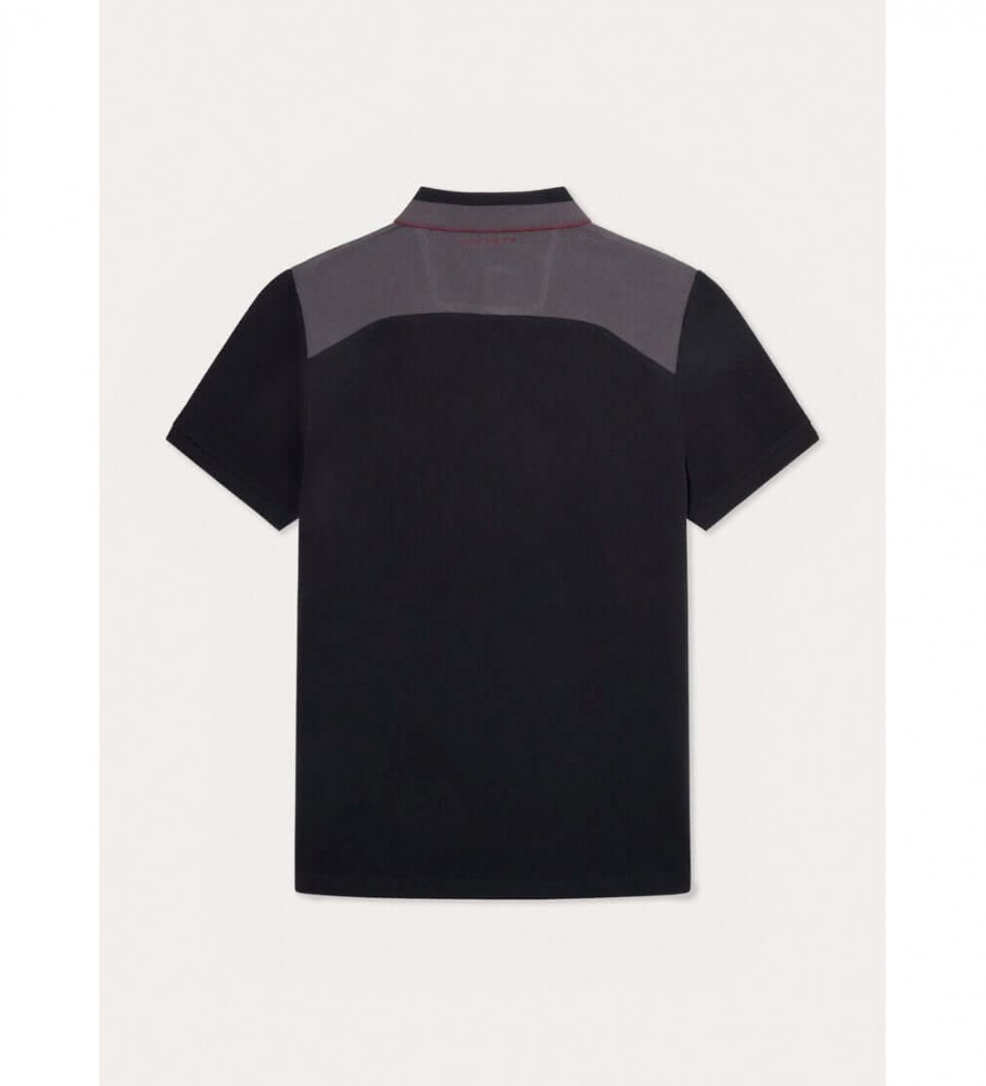 Polo Hackett Color Block preta