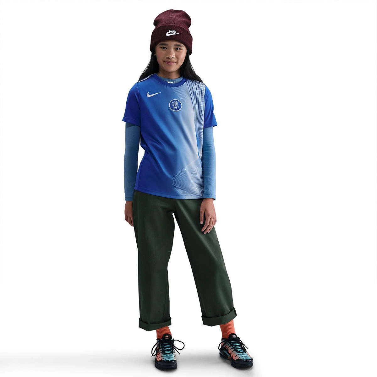 Camisola Nike Chelsea FC X Total 90 Pre-Match 2025-2026 Criança