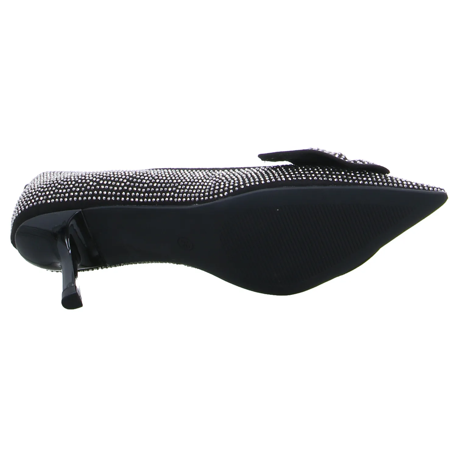 LA STRADA Pumps Schwarz Lederimitat