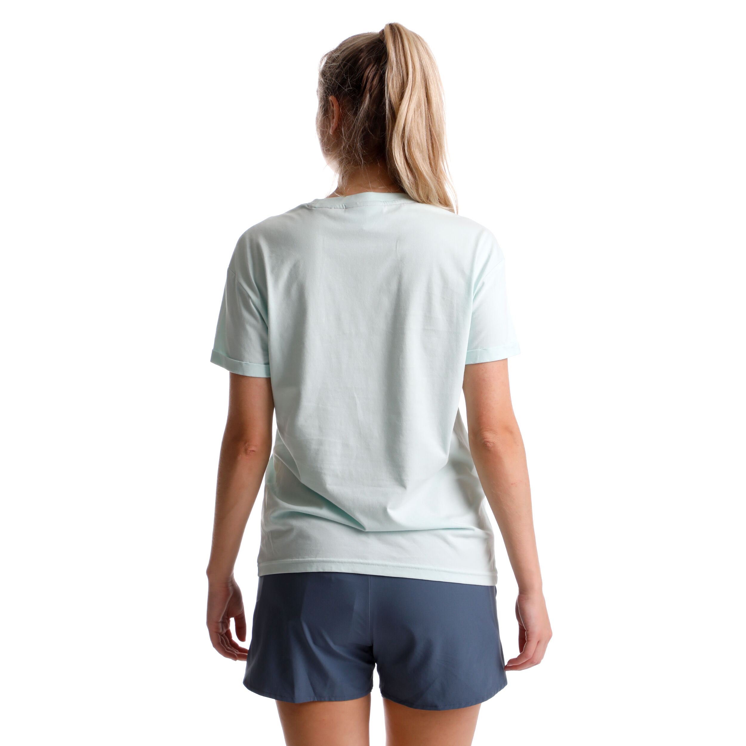 Quiet Please Perspectives Match Shorts Femmes - Bleu