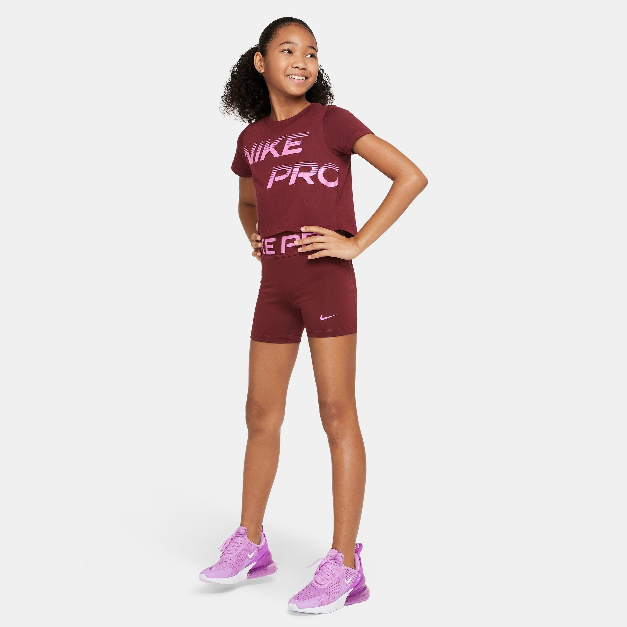 Nike Pro Big Kids(Girls) Dri Fit 3 Shorts