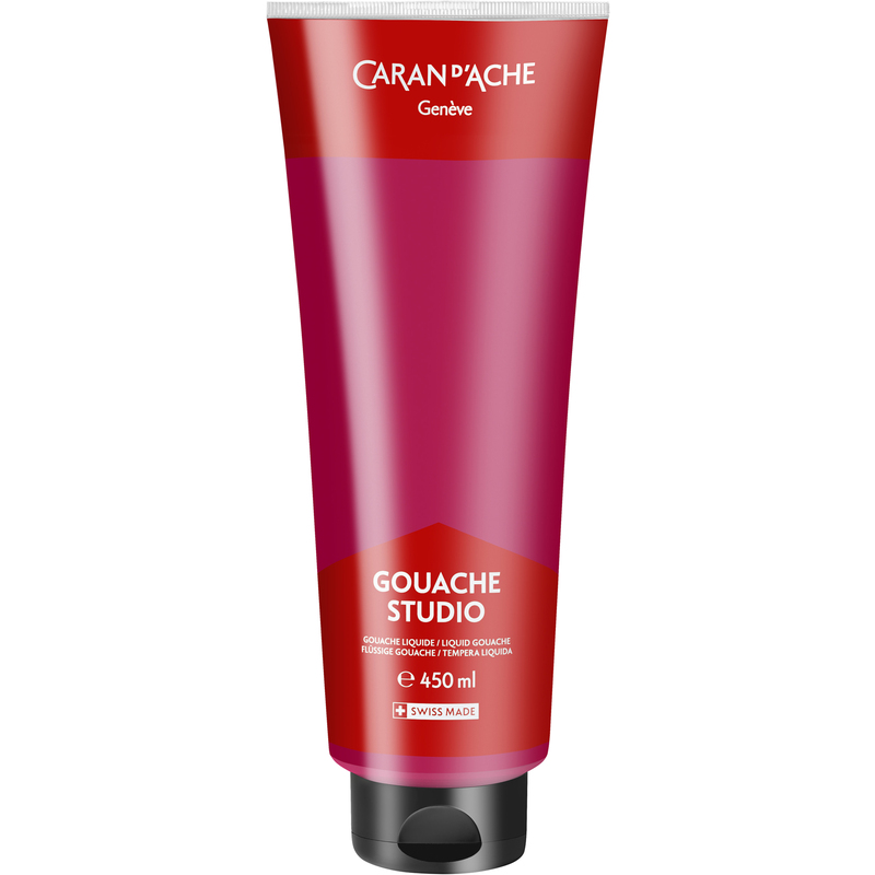 Caran d'Ache Deckfarbe Gouache Studio, 450 ml, magenta, 1 Stück
