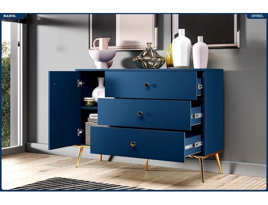 OTITEC - Commode - h.85 x l.120 x p.40 cm - marin
