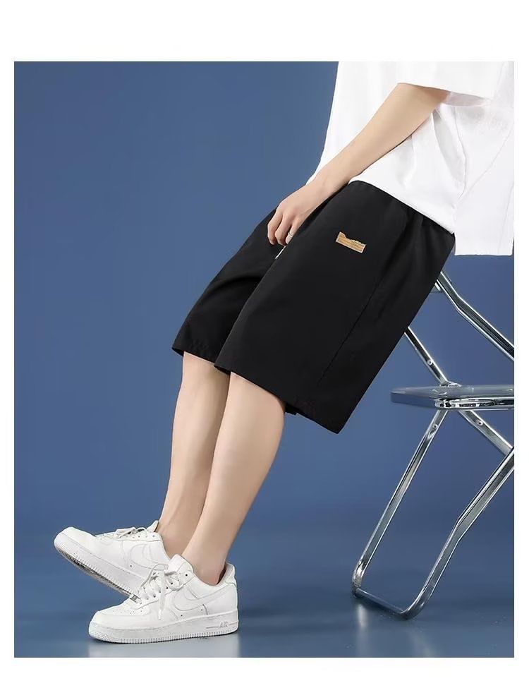 Acritus - Effen shorts met trekkoord