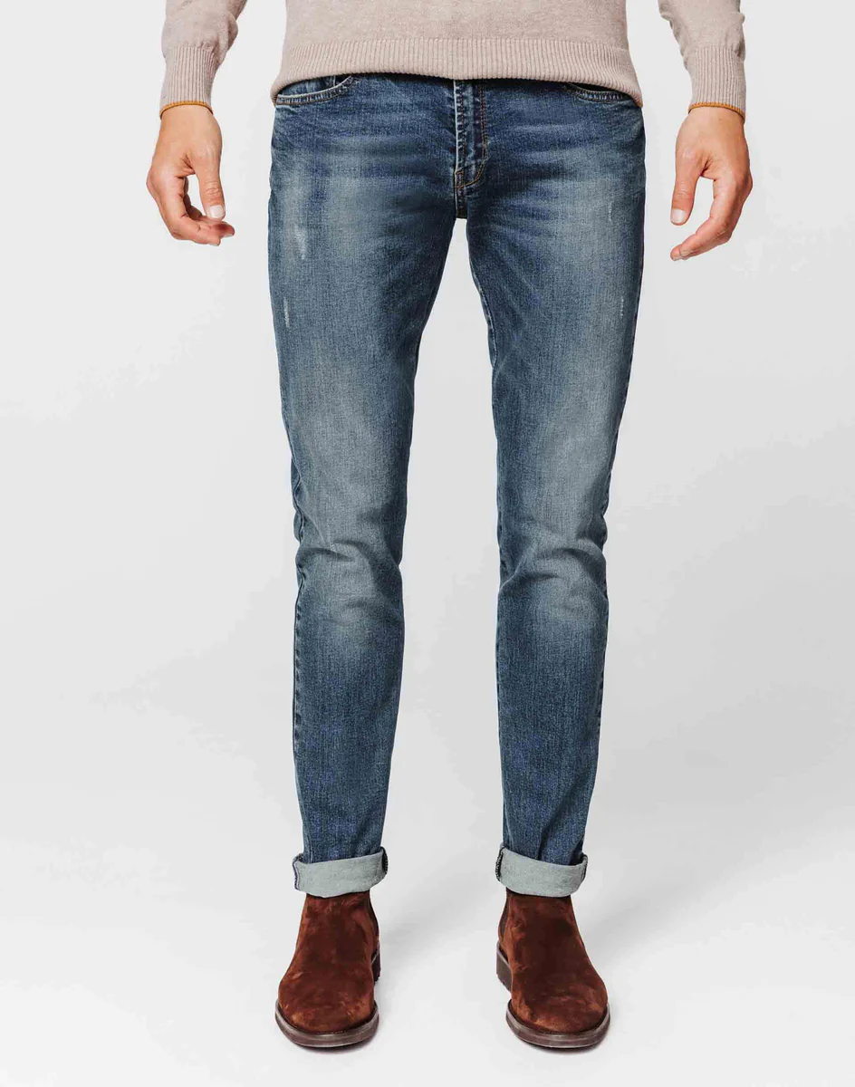Jean slim bleu moyen