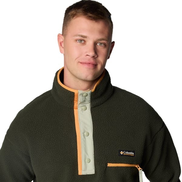 Sweat polaire COLUMBIA HELVETIA II HALF SNAP FLEECE GREENSCAPE
