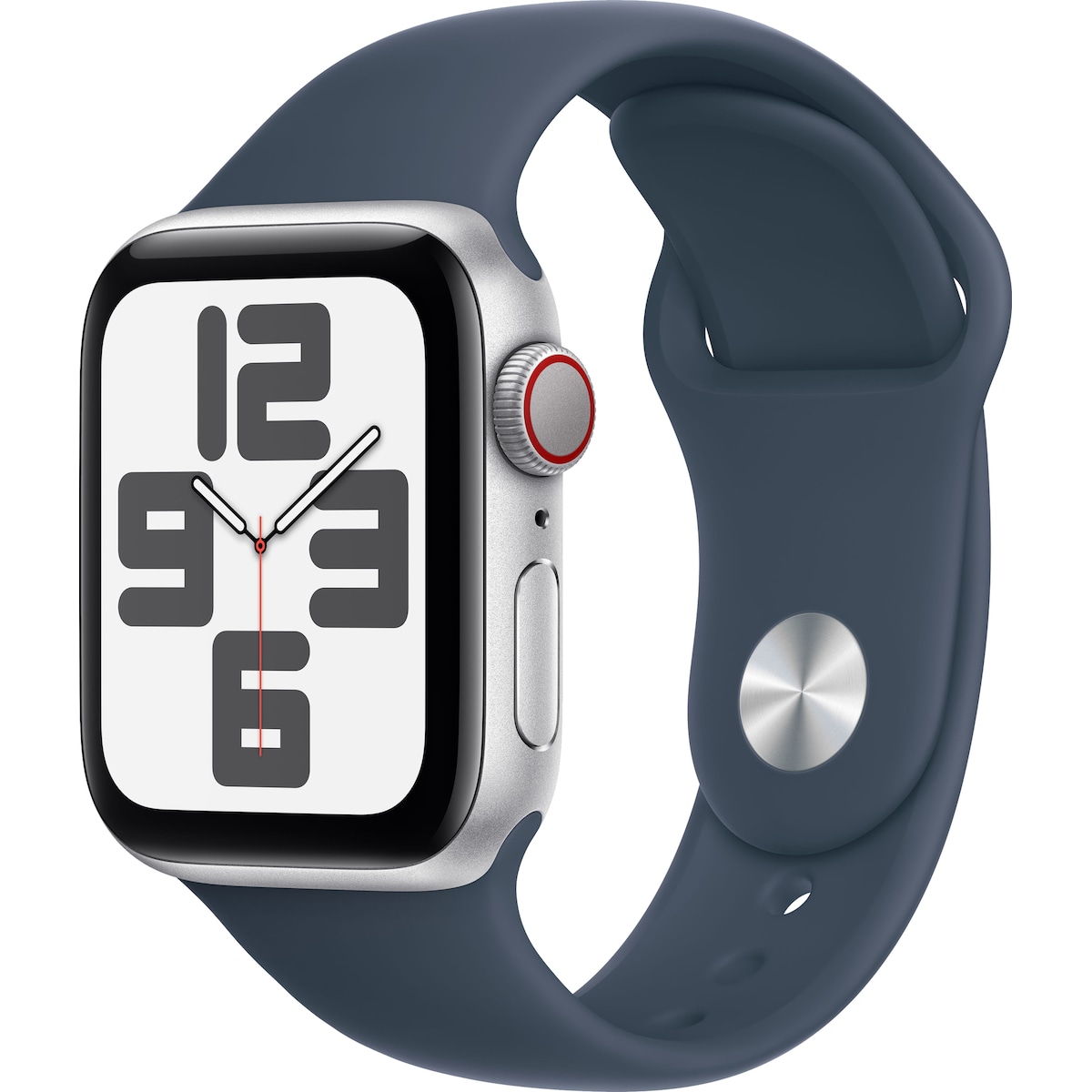 Apple Watch SE 2nd Gen 40mm LTE (Silver Alu/Storm blue sport band S/M)