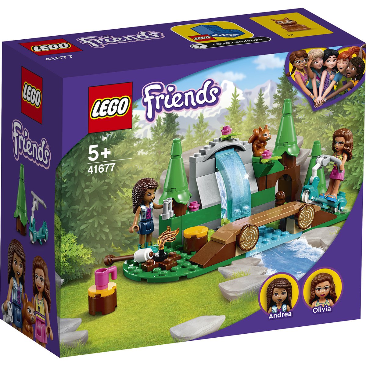 La cascade dans la forêt LEGO Friends 41677