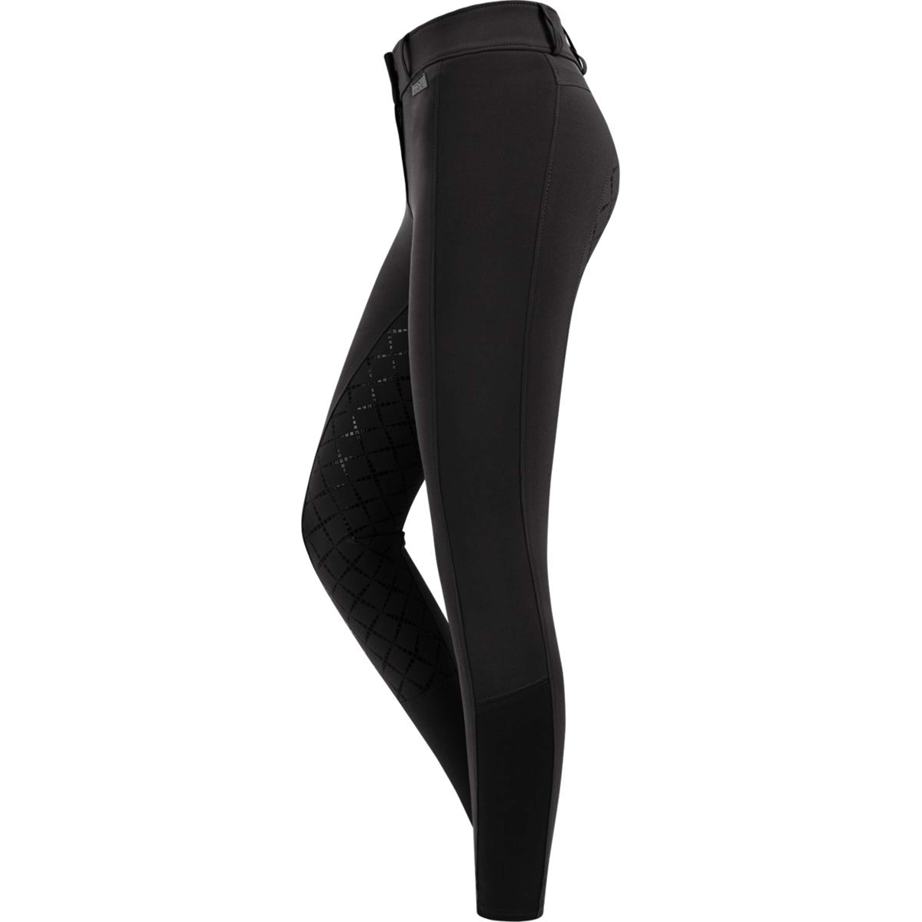ELT Rijbroek Micro Sport High Waist Silicoon Zwart