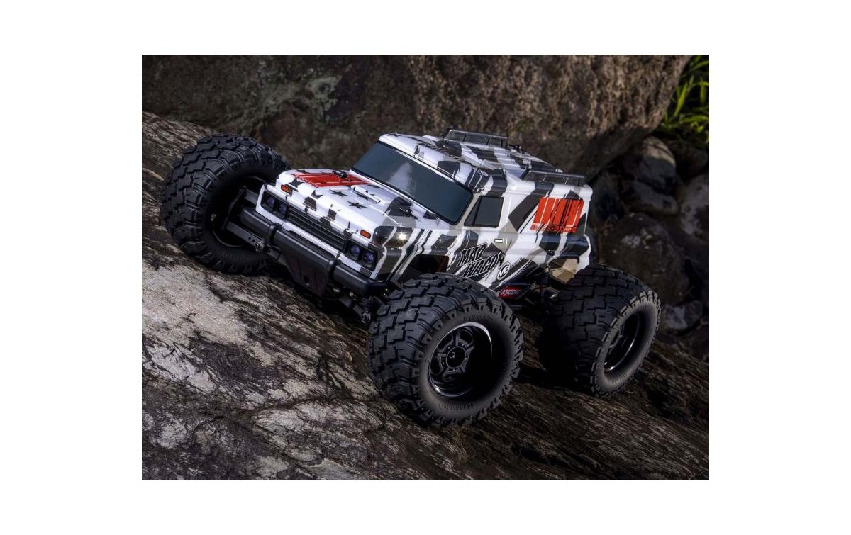 Monster Truck Mad Wagon VE 3S, 4WD, Schwarz, 1:10, ARTR<br>Brushless Basher mit 75km/h Topspeed