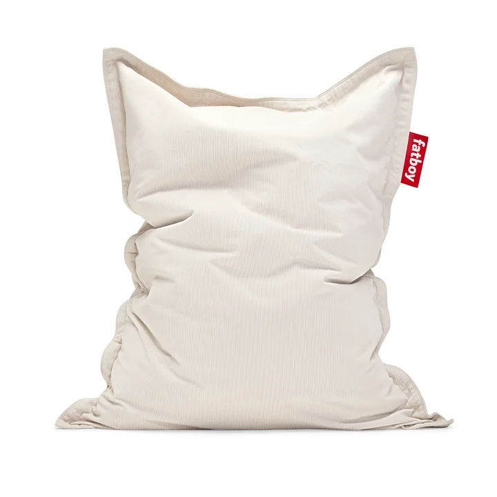 Fatboy - Recycelt Original Slim Cord Sitzsack, cream
