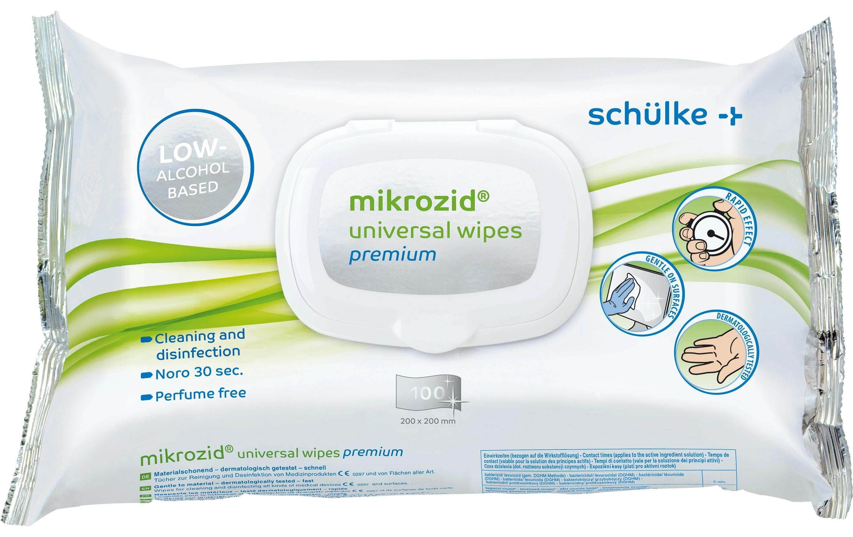 Mikrozid universal wipes premium 100 StückDesinfektionstücher