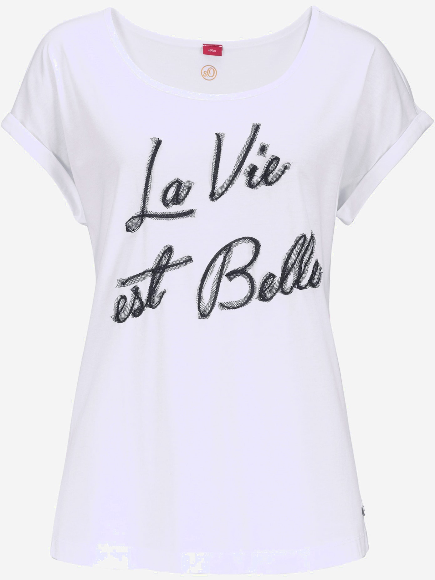Pyjama inscription imprimée avec application