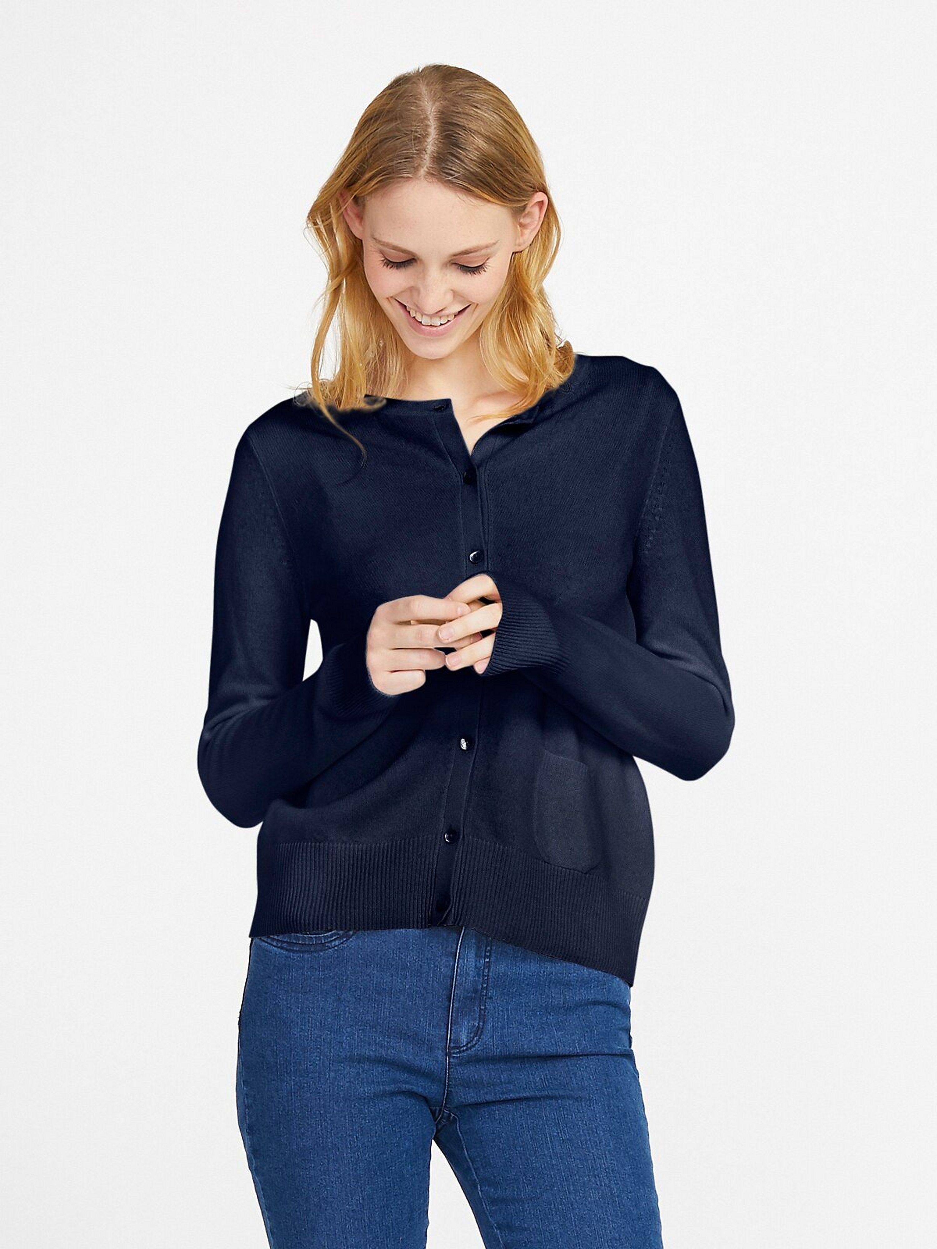 Strickjacke aus 100% Premium-Kaschmir
