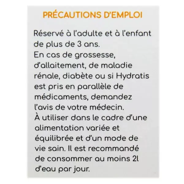 Hydratis Pêche Lot de 3 x 20 pastilles