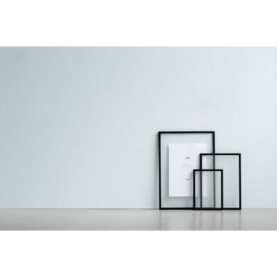 Rahmen Frame, Aluminium, A5, Schwarz