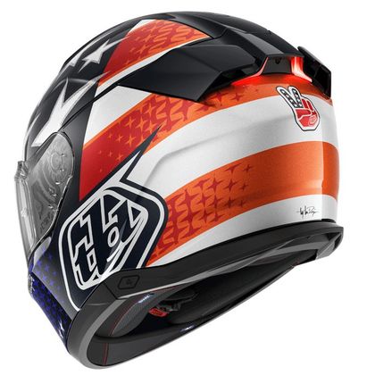 Casque Shark SKWAL i3 - US FLAG x TROYLEE DESIGN - Bleu / Rouge