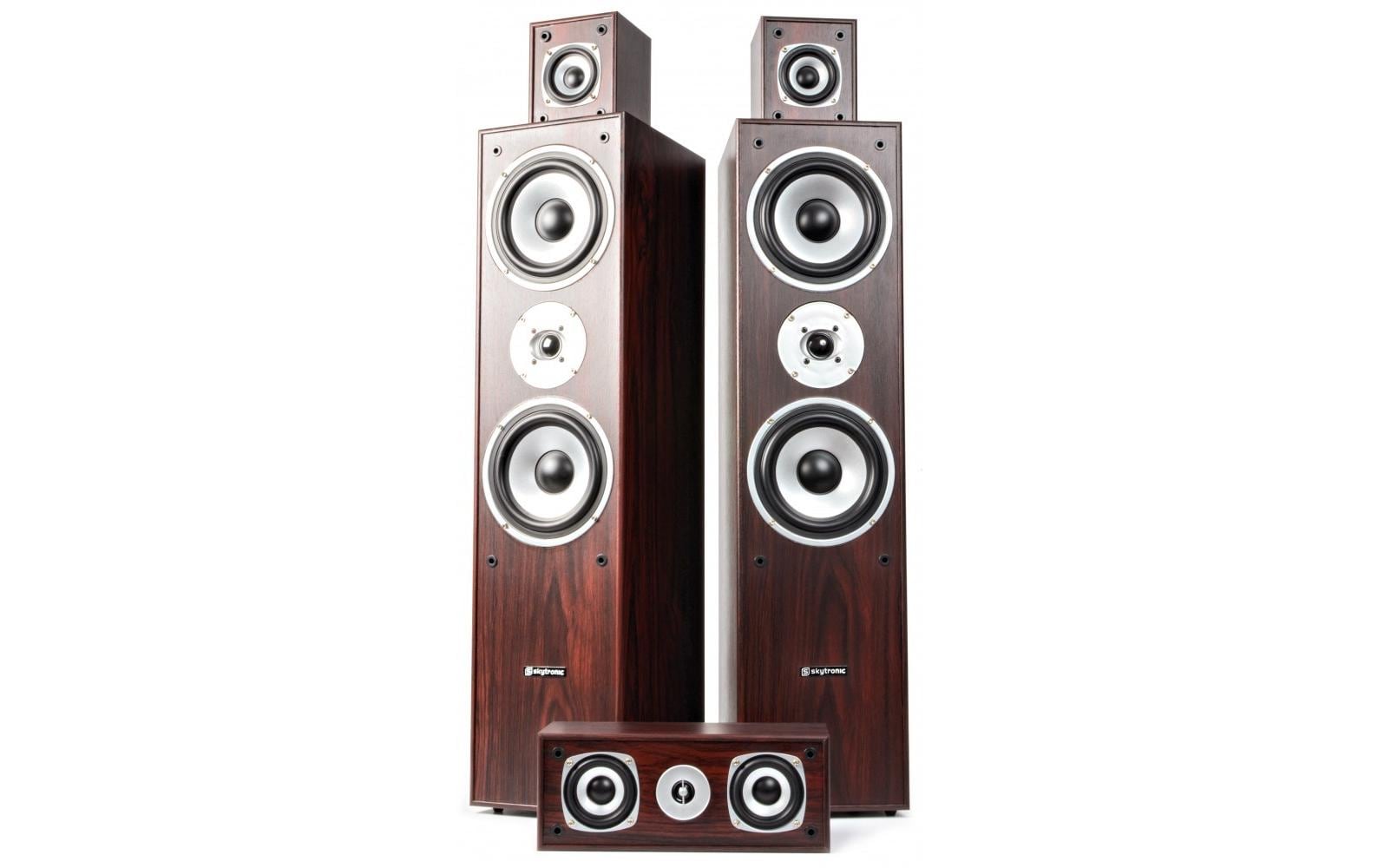 Standlautsprecher HF5W Braun<br>3-Wege-Frontlautsprecher bieten ein grossartiges Heimkinoerlebnis