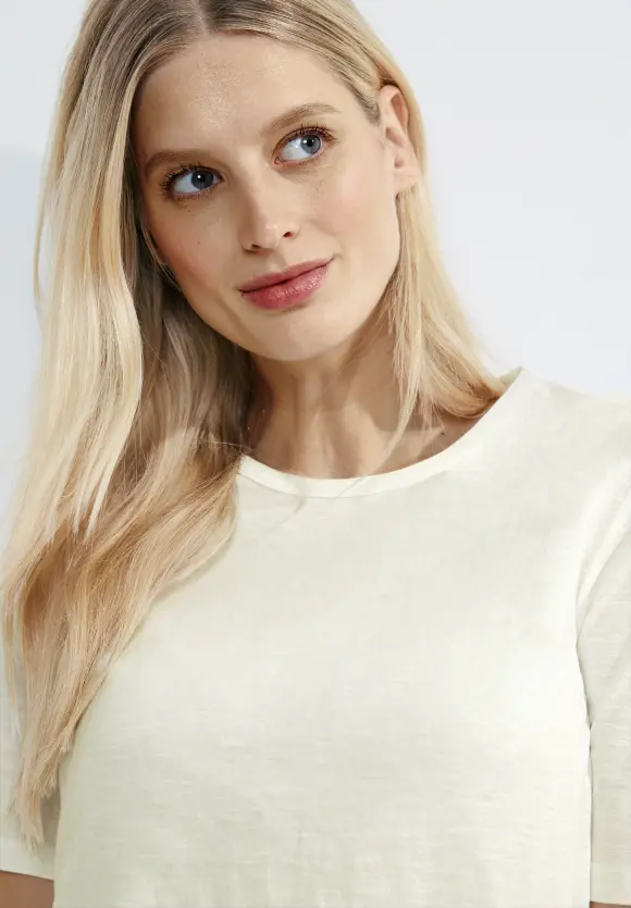 Basic T-Shirt - vanilla white