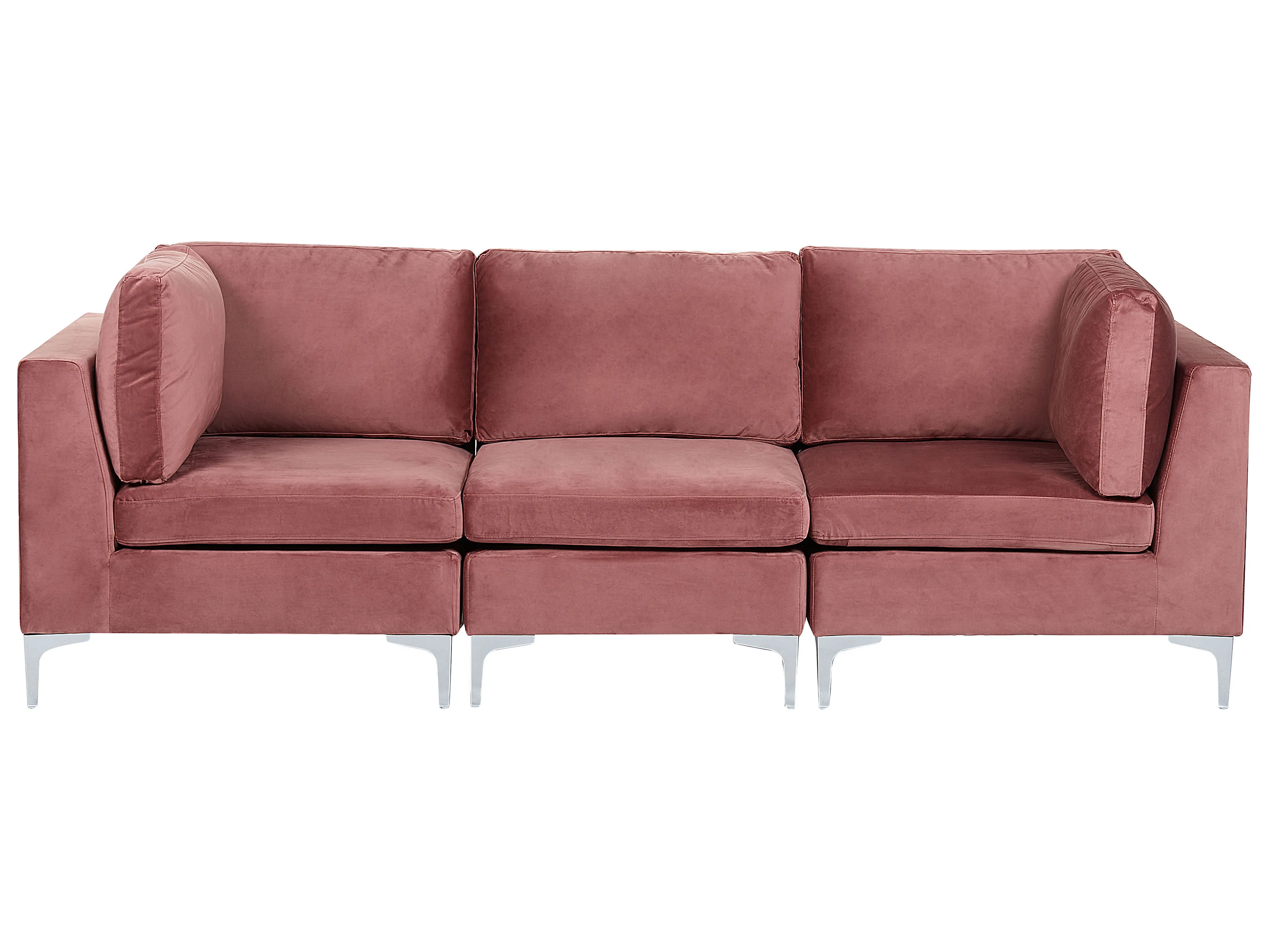 Modulaire bank 3-zits EVJA Fluweel Roze