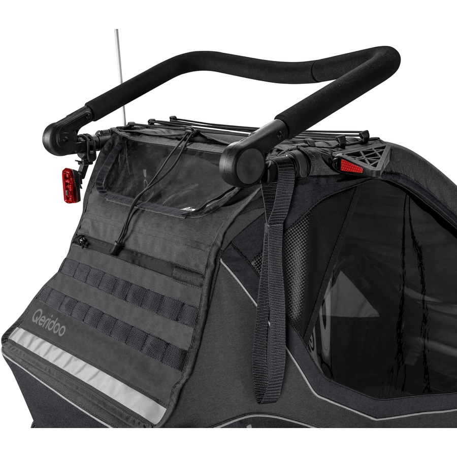 Qeridoo® Kinderfahrradanhänger Kidgoo2 Navy Blue Kollektion 2023