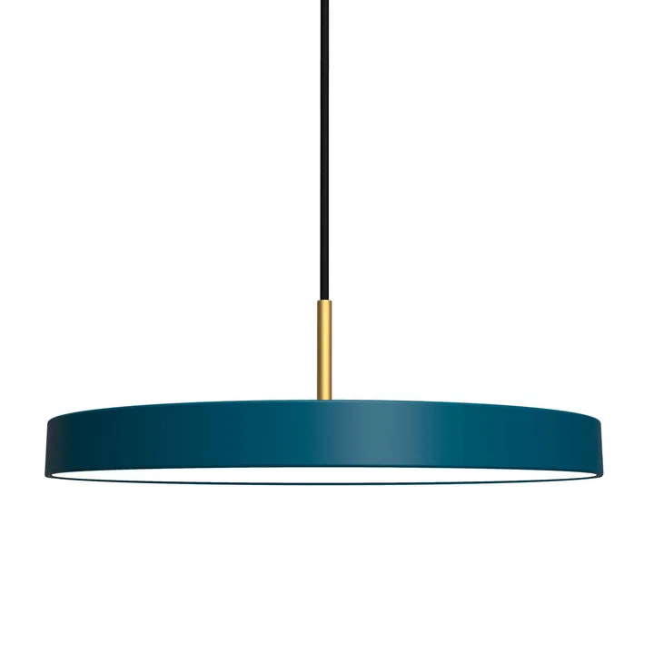 Umage - Asteria Pendelleuchte LED, Messing / petrol
