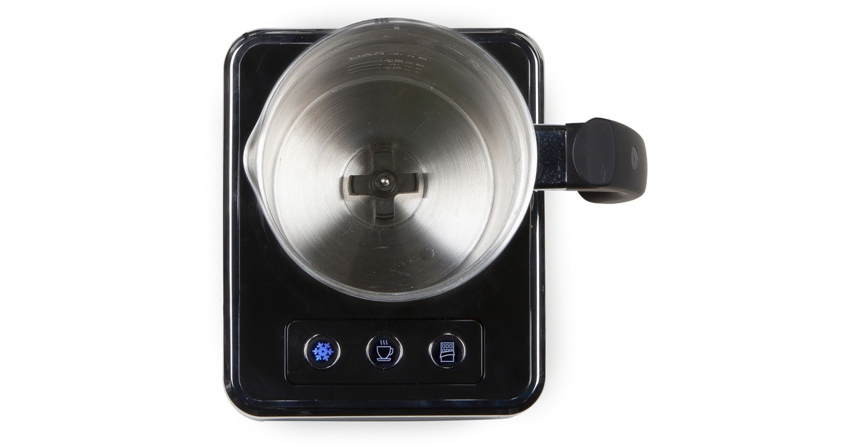 DomoMelkopschuimer DO717MF  (Inox/zwart)