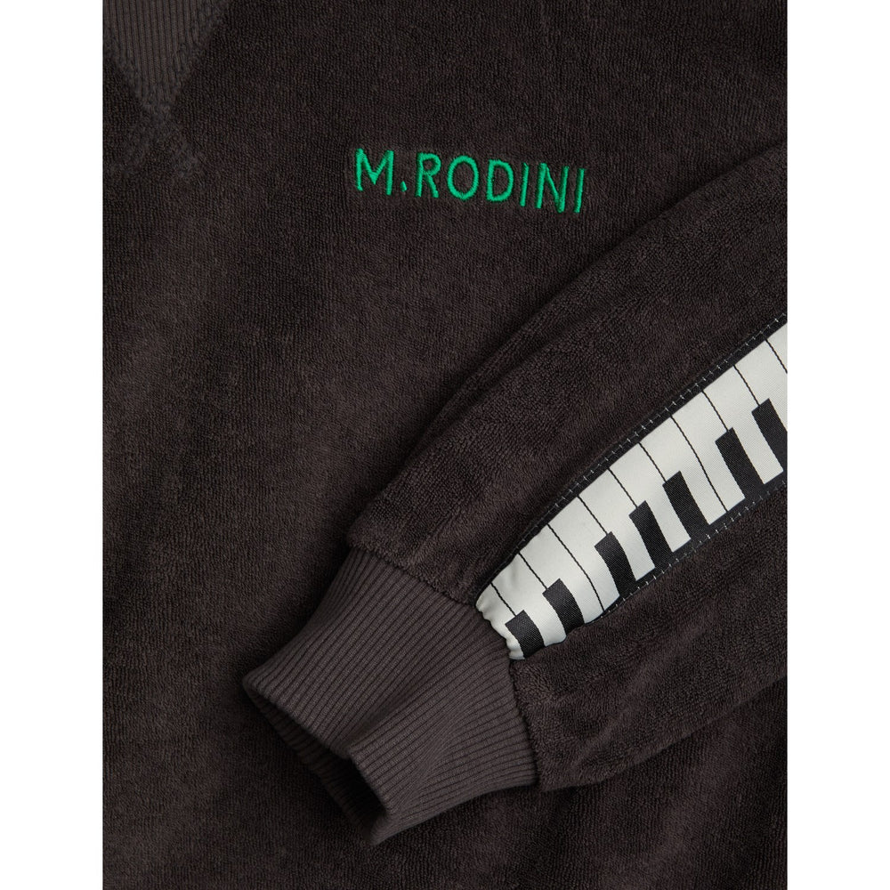 Køb Mini Rodini Black Piano Terry Sweatshirt
