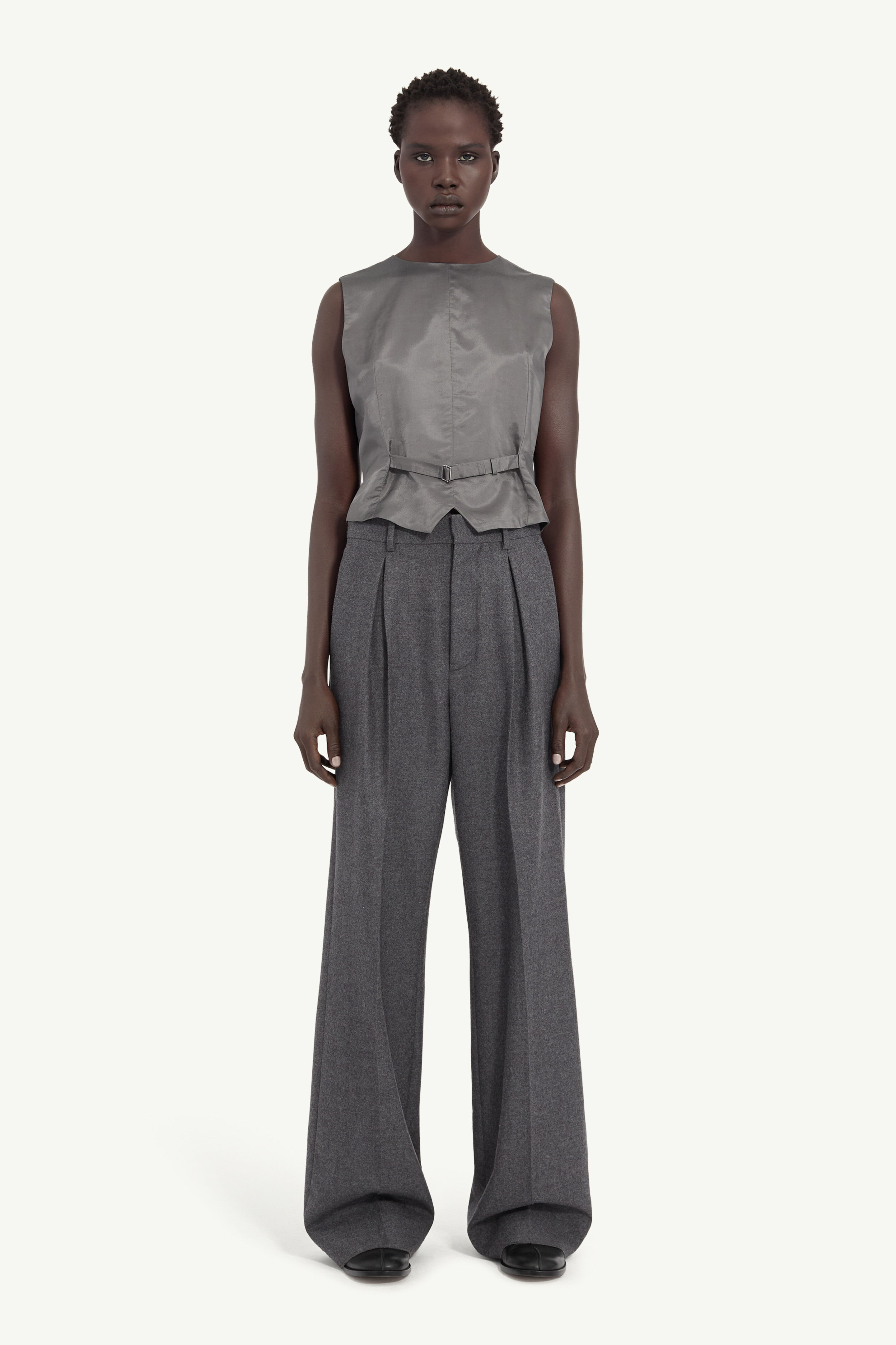Gilet habillé en viscose pour femme | MM6