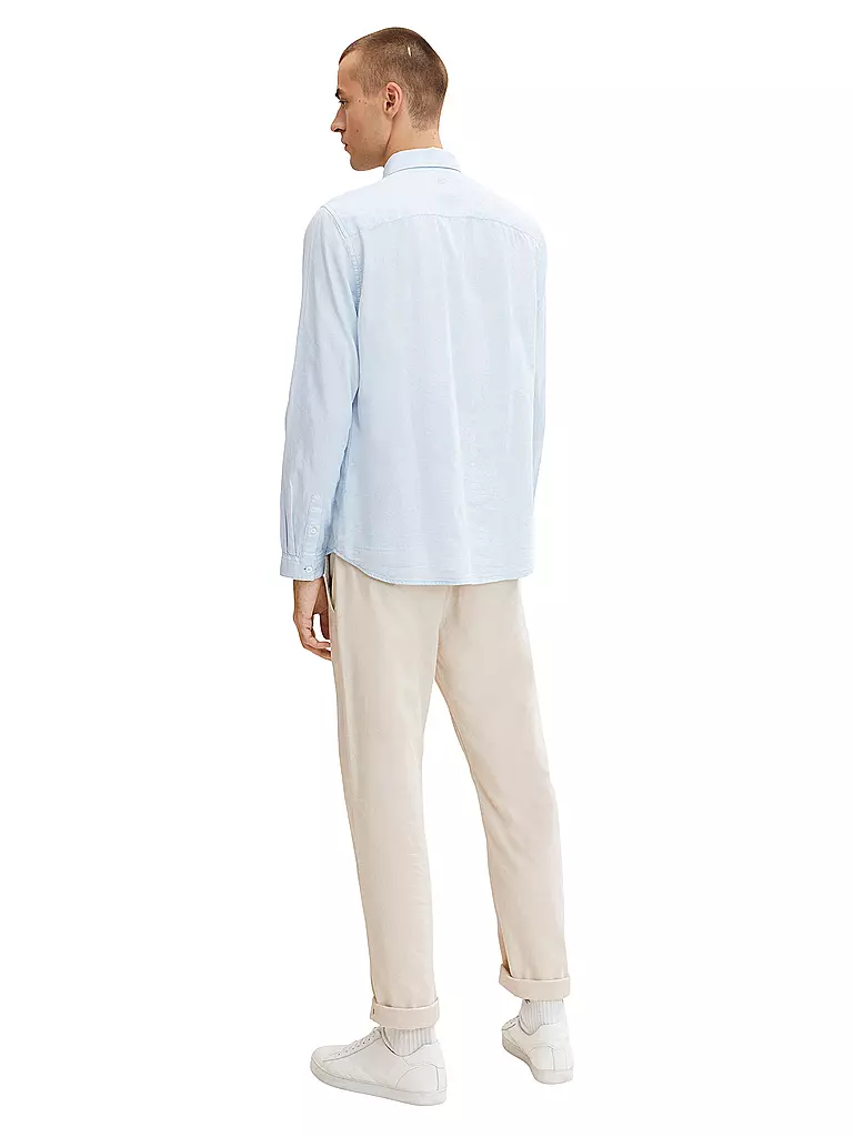 TOM TAILOR Hemd Regular Fit hellblau